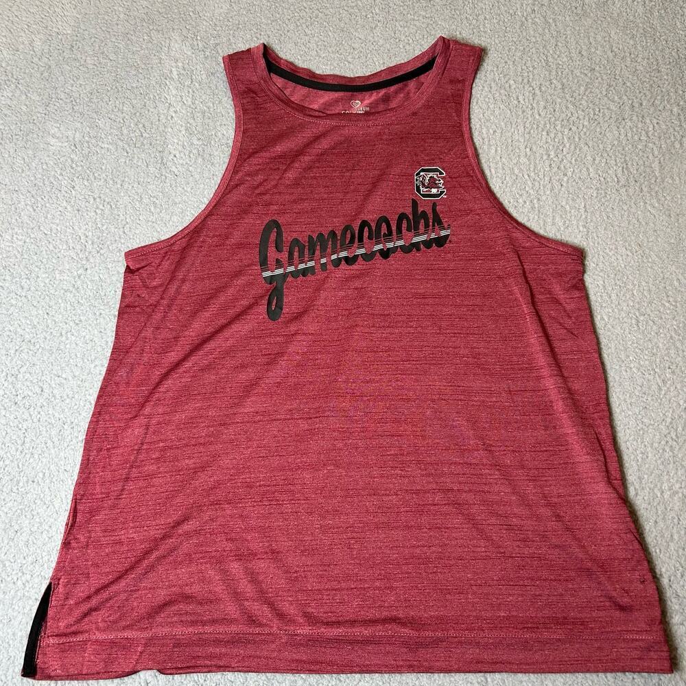 South Carolina Gamecocks Tank Top Womens‎ XL Maroon Graphic Pullover Tank Top
